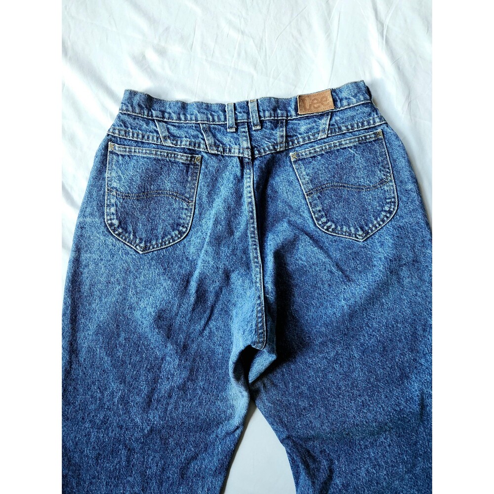 Vintage LEE Rider Mom Jeans: 16 Petite, Union Made USA, High Rise, Tapered Leg